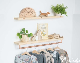 floating shelf kids room