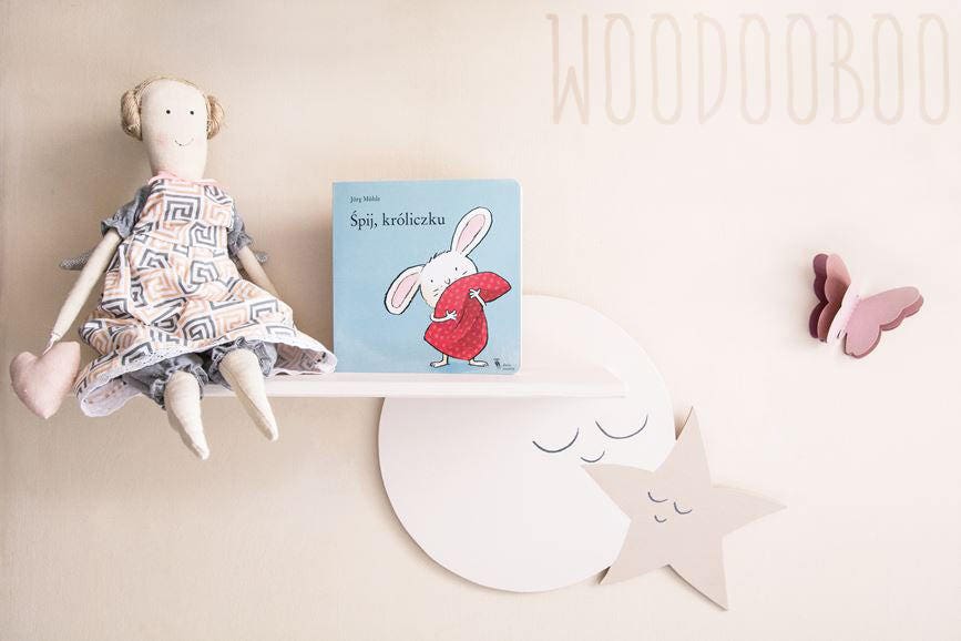 Shelf for nursery with moon baby shelf nursery shelves Etsy