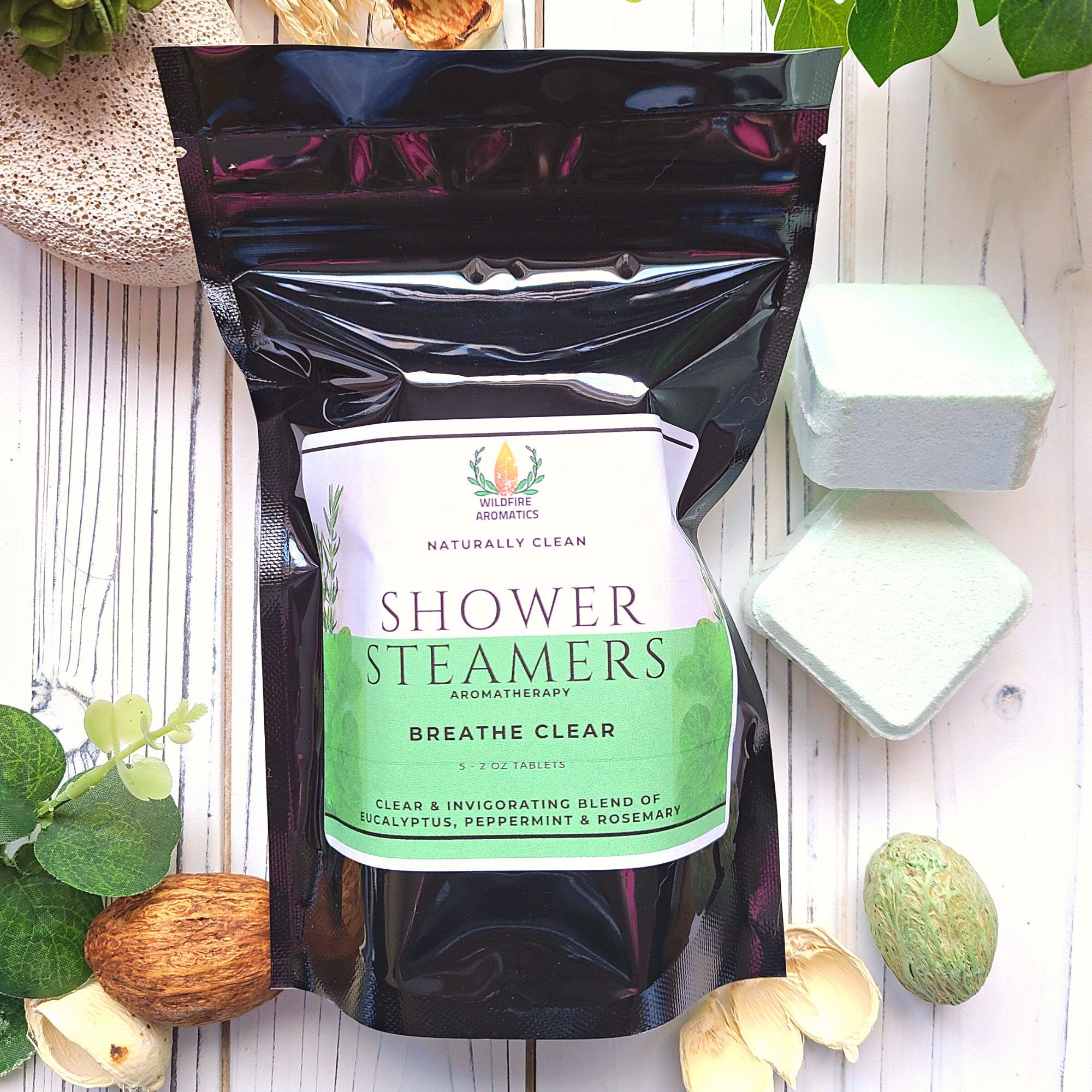 Shower Steamer Eucalyptus 5 2oz Tab Pack Sinus Eucalyptus Etsy Canada