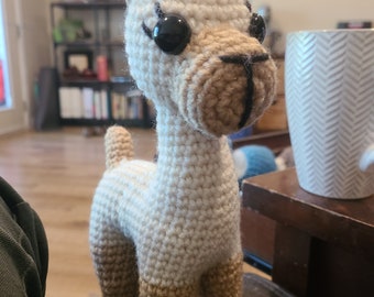 Hipster llama crochet toy, birthday gift for teenage girl, back to school, llama lover gift, llama drama