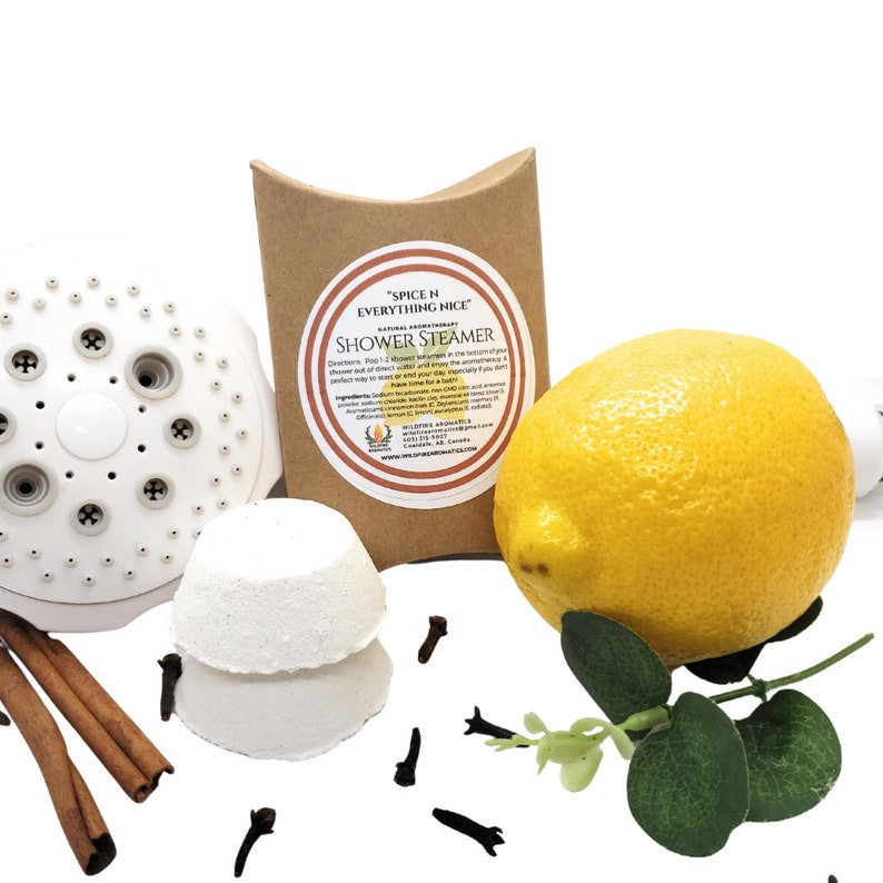 Shower steamer tablet gift set of 6 scents essential oil bath Etsy