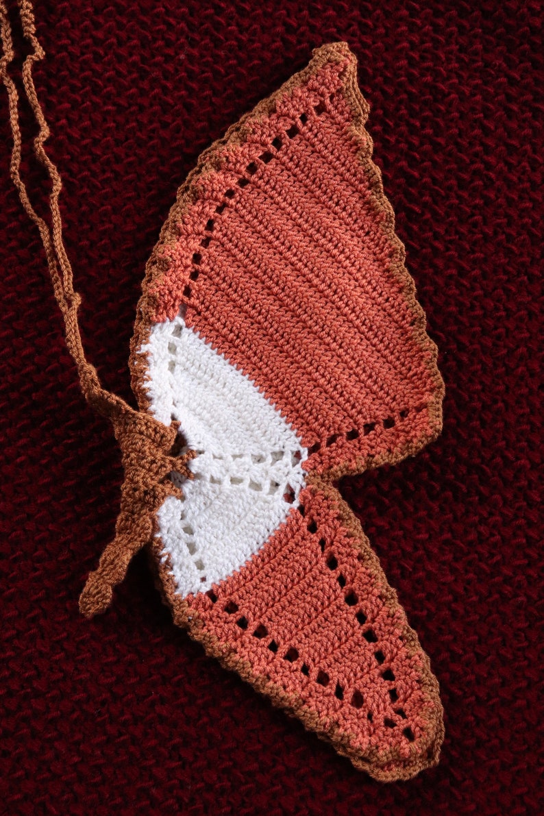 Crochet Butterfly top pattern image 3