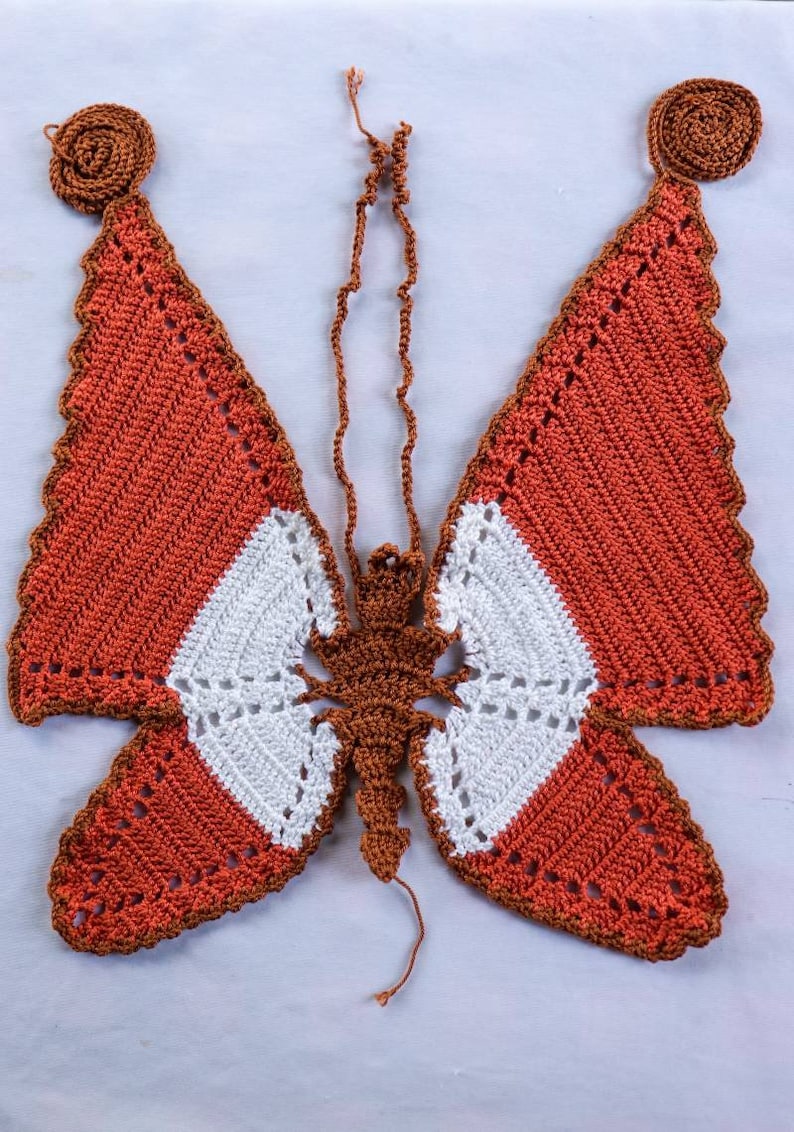 Crochet Butterfly top pattern image 6