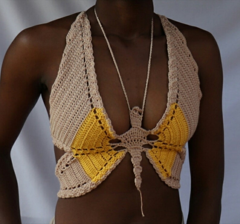 Crochet Butterfly top pattern image 5