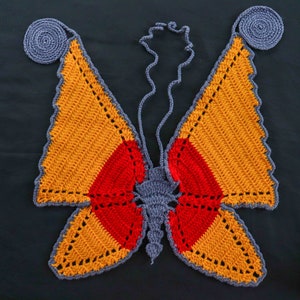 Crochet Butterfly top pattern image 2