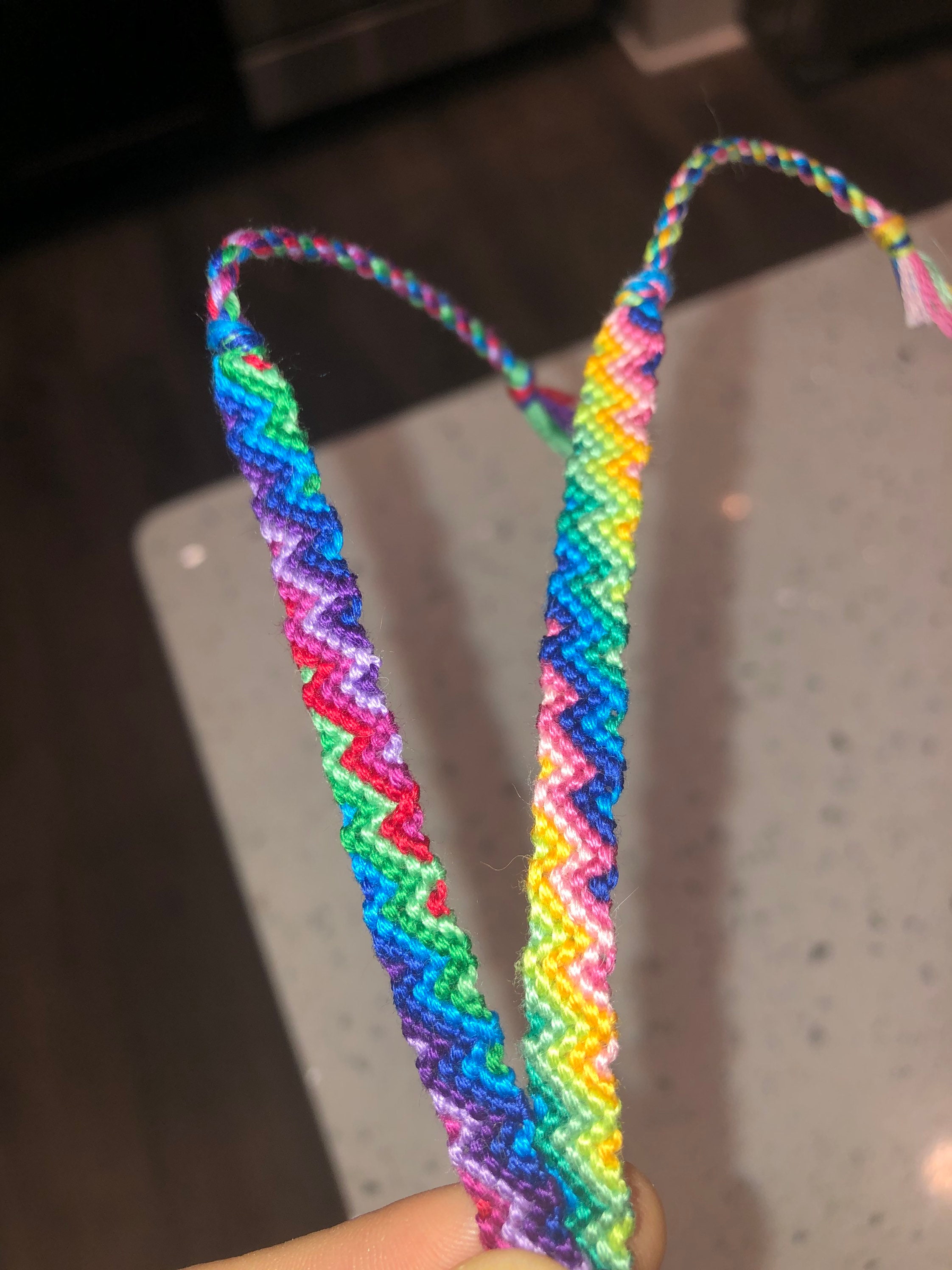 Zigzag String Friendship Bracelet/Anklet Custom Etsy