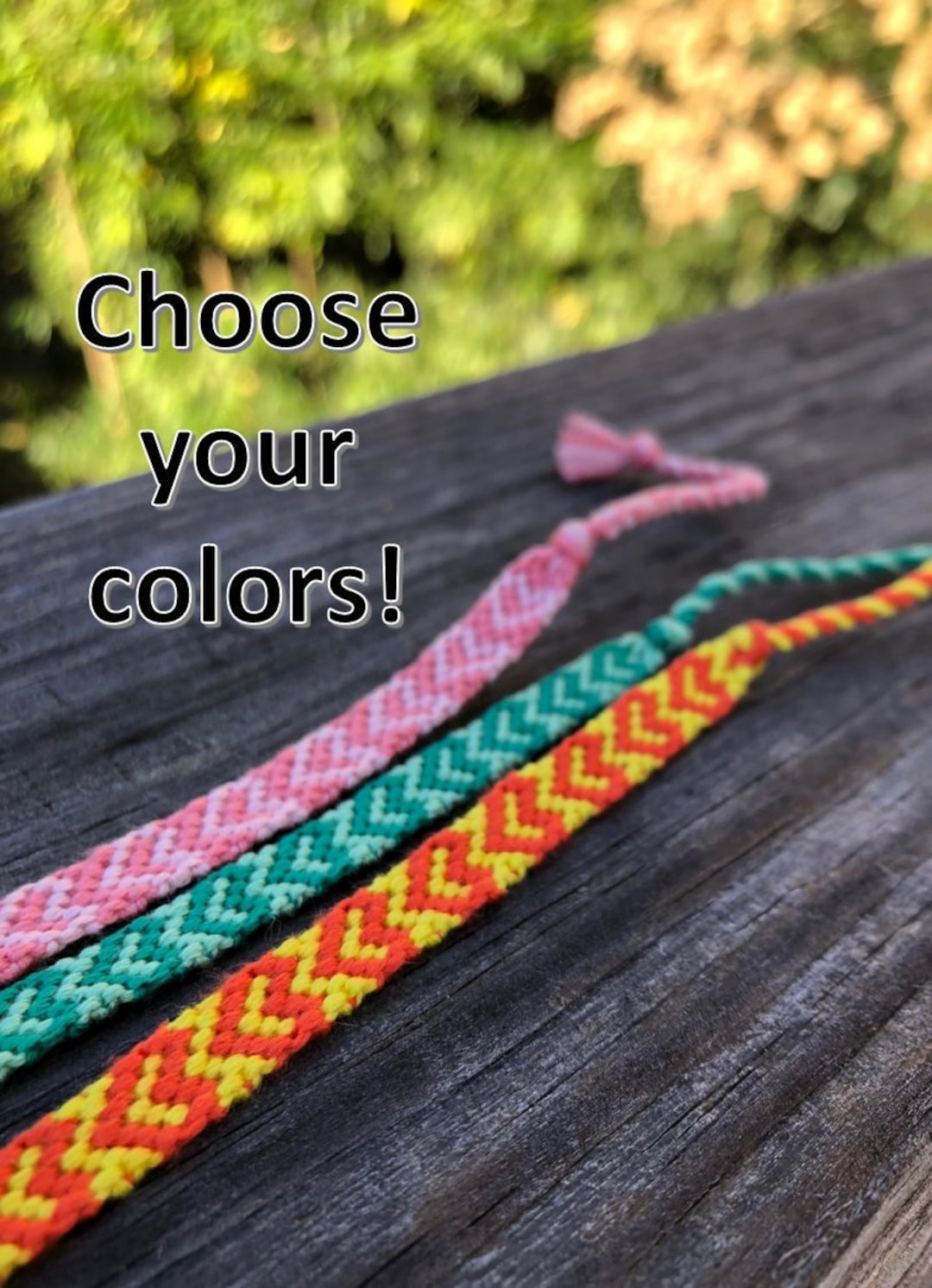 Heart String Friendship Bracelet/anklet custom Etsy