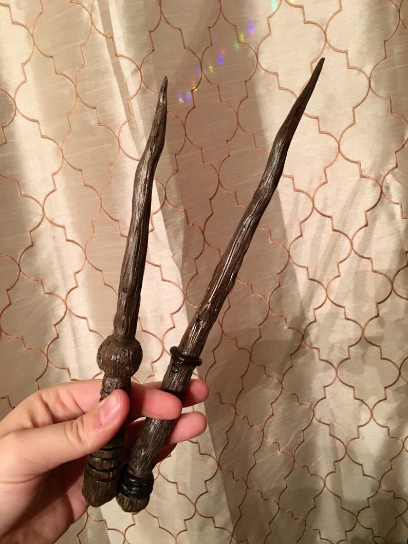 Pottermore Wand Custom Hand Sculpted Magic Wizard / Witch Etsy