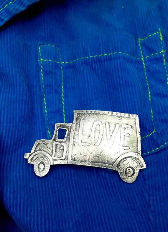 A truck full of love the brooch