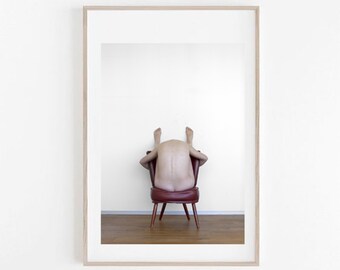 Lámina de arte de desnudo, póster, arte para pared, regalos únicos, láminas artísticas, mujer desnuda, decoración de dormitorio, láminas, arte moderno