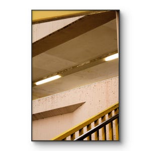 Abstract art poster, Minimalist print, Home decor, Architecture photography, Wall art, Fine art photography print, Office art