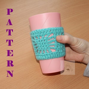 Easy Crochet Cup Cozy Pattern: Coffee Mug Sleeve (PDF Pattern)