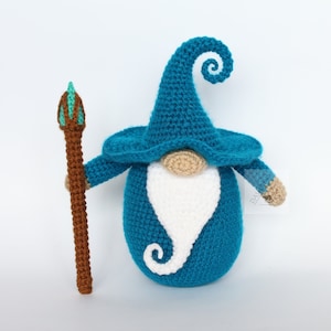Wizard Gnome crochet pattern/ Wizard Amigurumi Pattern/ Halloween Gnome Pattern/ Witch Gnome DIY