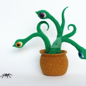 Eyed Monster Plant Häkelanleitung/ Halloween Amigurumi Häkelanleitung (PDF Download)