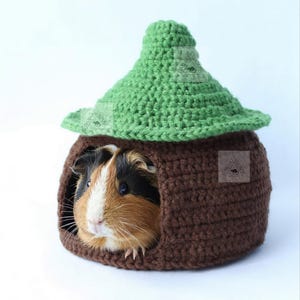 Crochet Small Pet House Pattern: Gecko, Hamster, Rat Hideout (PDF Download)