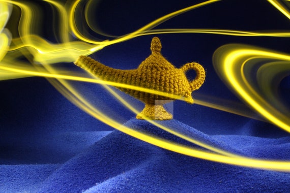 Genie Magic Lamp Crochet Pattern: Arabic Fairy Tale (PDF Download)