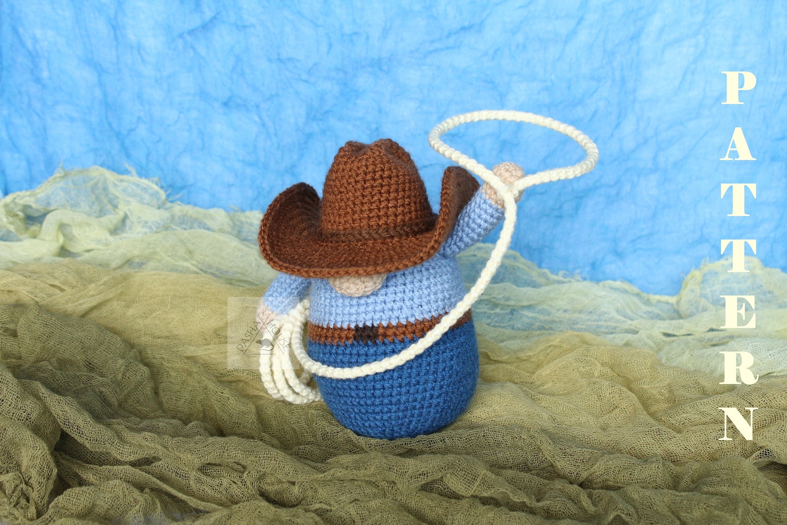 Cowboy Gnome Crochet Pattern/ Amigurumi Cowboy Gnome/ Cowboy Etsy