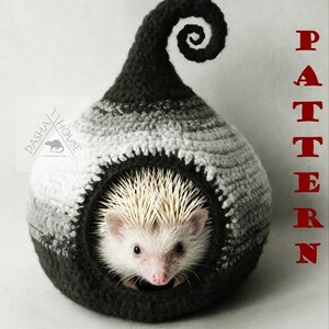 Crochet Cozy Hide Pattern: Small Pet Bed (PDF Pattern)