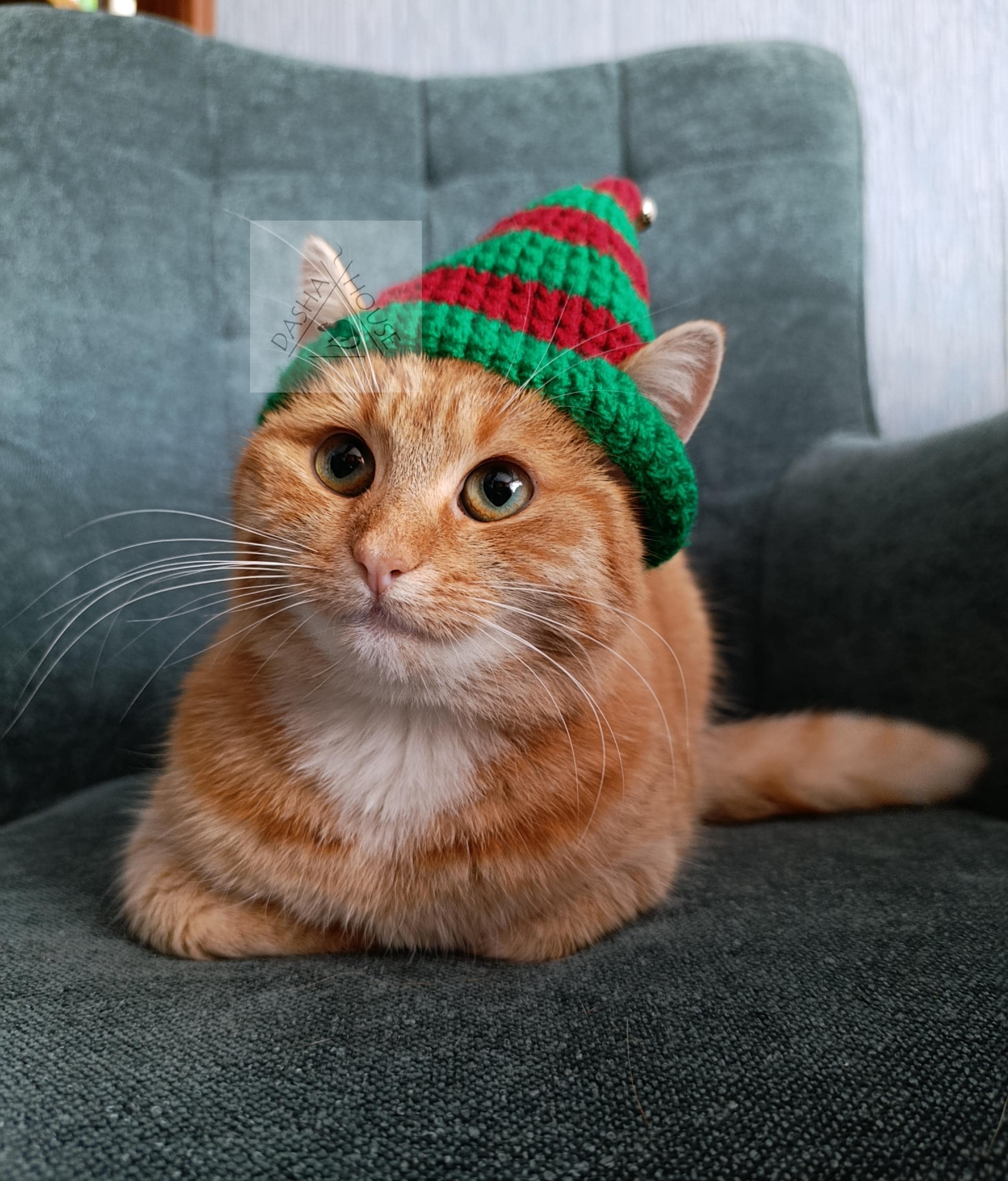 4 Pièces Écharpe Et Bonnet De Noël Pour Poupées – Tricoté, Rouge Et Blanc Cœur – 15-18 Pouces – Décoration Noël Et Animaux