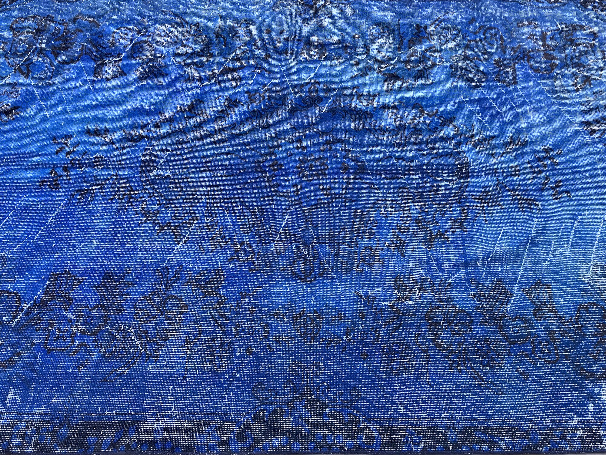 Alfombra de techo azul real alfombra azul vintage alfombra | Etsy
