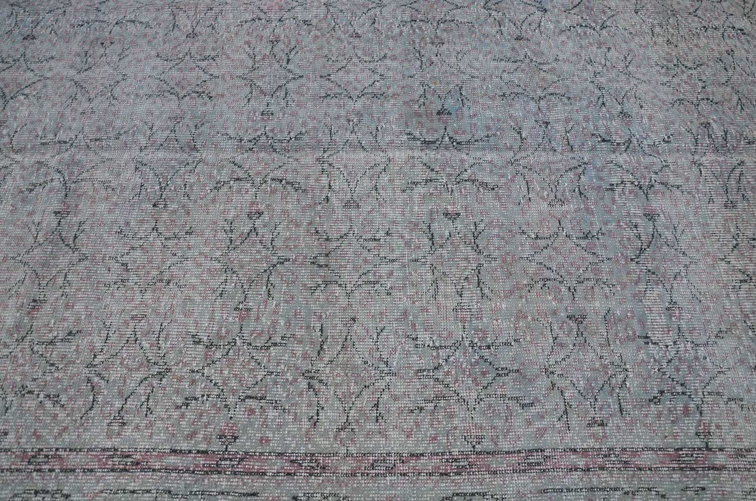 Oversized Rug Perfect Green Patterns Vintage Oushak Rug Etsy