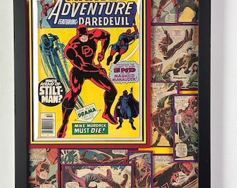 Marvel Adventure Featuring Daredevil Vol 1 #6 w/ Gene Colon Cover Art | Reprint of Daredevil #27 | Legacy 3D Collage