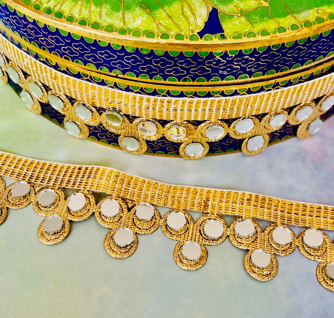 Gold Mirror Ribbon Trim: Sewing, Crafting, Costume Design - Etsy