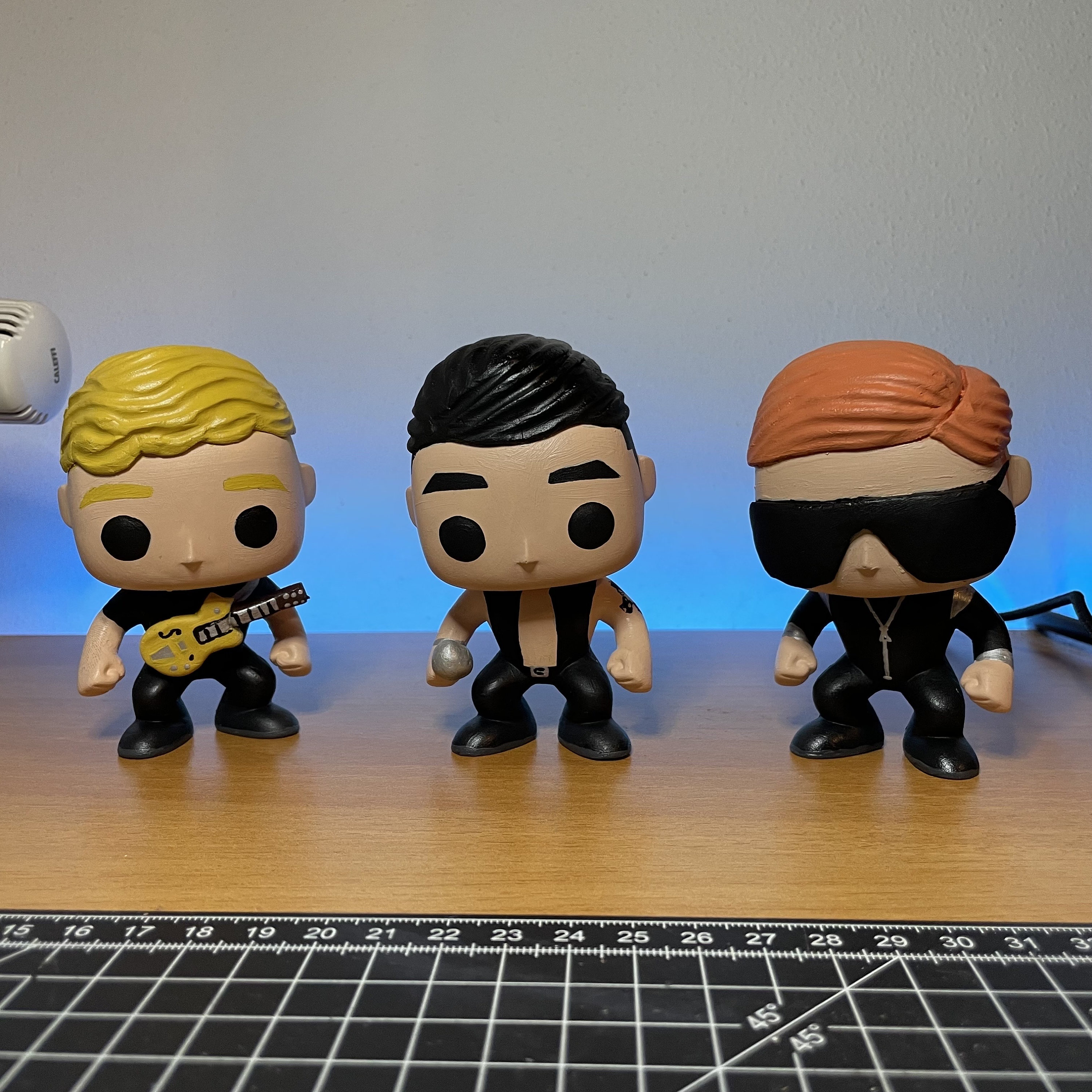 3x Handmade Funko Pop Depeche Mode Dave Gahan, Martin Gore, Andrew