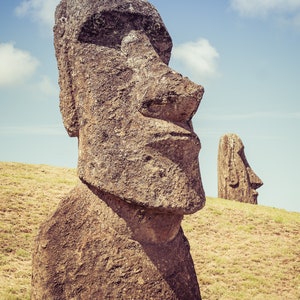 Photo Print of Moai Statues on Easter Island, Landscape Photography Prints, Available on Canvas and Metal image 7