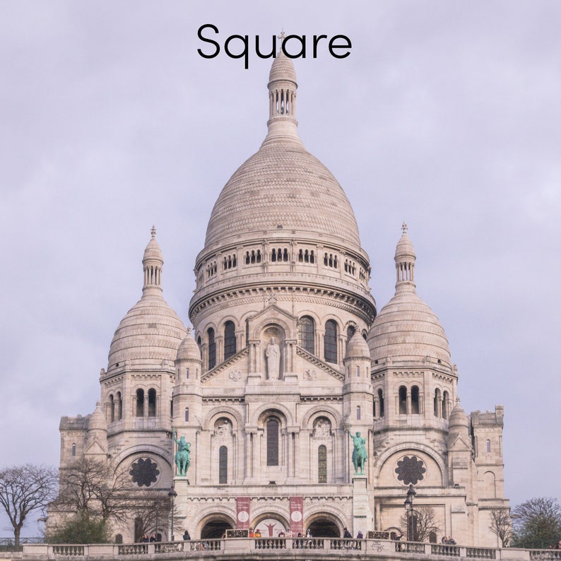 Sacre Coeur Photo Print, Montmartre Print, Paris Photography Print, Available on Canvas and Metal image 8