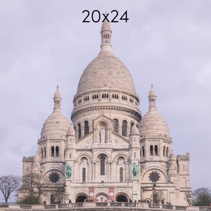 Sacre Coeur Photo Print, Montmartre Print, Paris Photography Print, Available on Canvas and Metal image 6