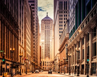 Chicago Photography Print, Chicago Board of Trade, Downtown Chicago Photo Print, Available on Canvas and Metal
