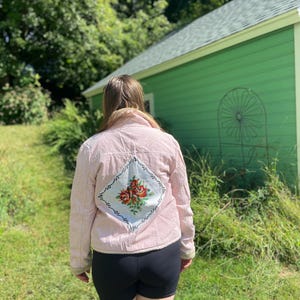 Upcycled Cottage Core Cord Jacke OOAK
