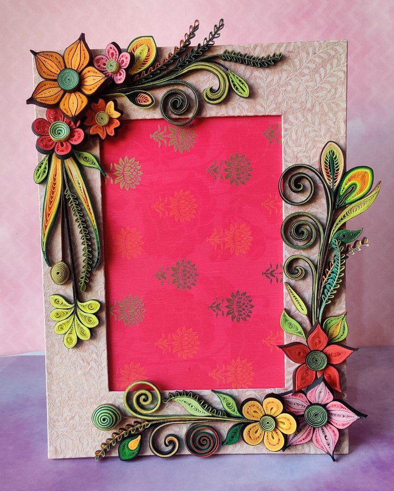 Paper Quilling Photo Frames Handmade and Handcrafted for Etsy