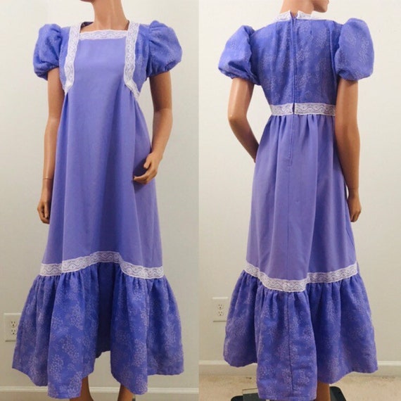 pastel purple maxi dress