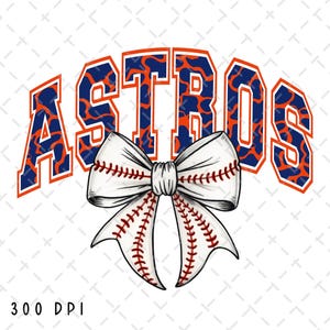 Astros Baseball png, Baseball png, Astros Sublimation, Houston png, Gameday png, Team Spirit png, Baseball Coquette Bow Digital Download