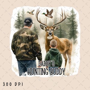 Papas Jagd-Buddy PNG, Papa PNG, Vatertag png, Papa Sublimation, Papa, Hirschjagd, Hirschjäger, digitaler Download