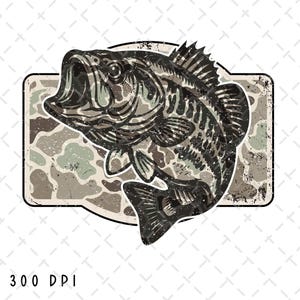 Lubina camuflaje PNG, sublimación de lubina, lubina saltando PNG, diseño de camuflaje de la vieja escuela PNG, sublimación de caza y pesca, pescador PNG, pez PNG