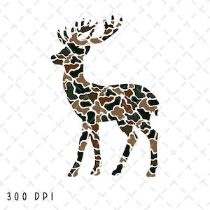 Cerf camo PNG, sublimation de cerf, chasse au cerf PNG, renne png, cerf camouflage png, Buck png, png patriotique, téléchargement numérique