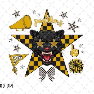 Panthers png, Panthers Sublimation, Panthers School Spirit Design, Panthers Mascot Logo png, Cheer Football Game Day png, Digital Download