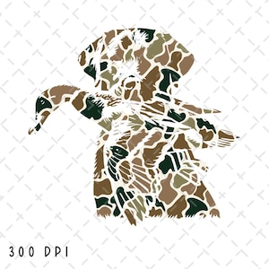 Camouflage Jagdhund Sublimation, Entenjagd Sublimation, Entenjäger png, Jagdhund png, Camo Cap, digitaler Download