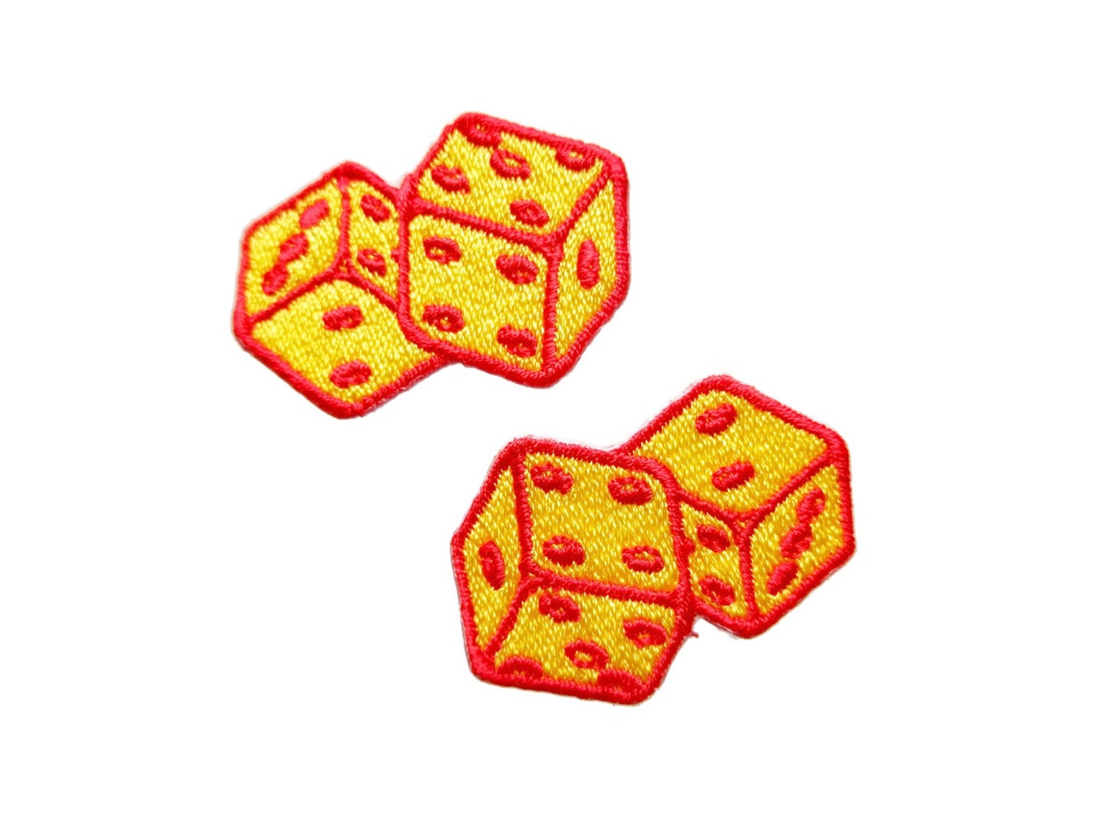 Dice Patches Mini Patches Sew Applique Embroidered Iron on Etsy