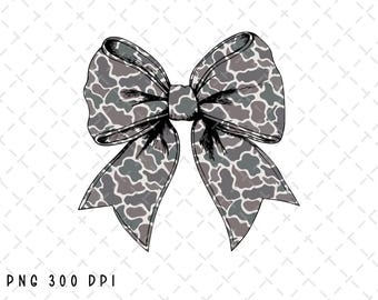 Camo Coquette Bow png, Bow png, Camo Bow Sublimation, Duck Hunting png, Coquette png, Girly png, Camouflage Bow png, Digital Download