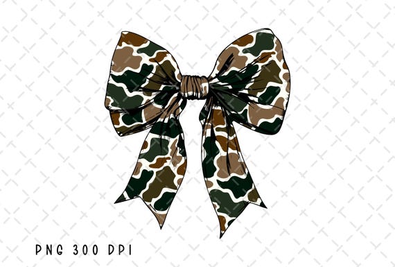 Camo Coquette Bow png, Bow png, Camo Bow Sublimation, Duck Hunting png, Coquette png, Girly png, Camouflage Bow png, Digital Download