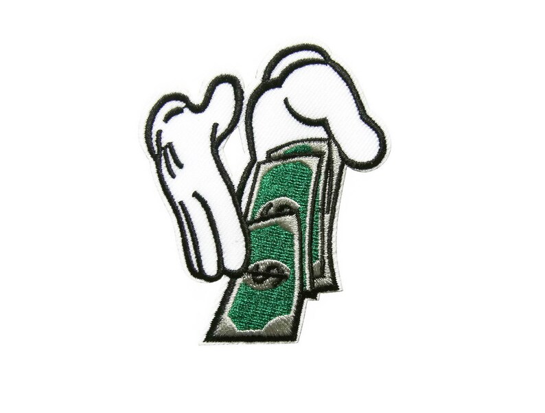 Cash Patches Money Patches Applique Embroidered Iron On Patch Etsy - image 0
