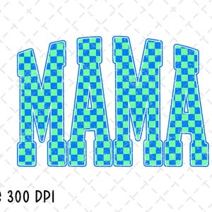Mama PNG, Checkered Mama png, Mother&#39;s Day Sublimation, Retro and Checkered Design Download, Printable, Instant Digital Download