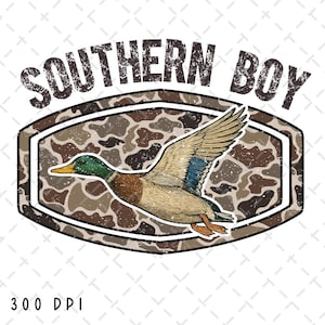 Southern Boy PNG, Camo Flying Mallard Duck PNG, Duck Hunting Sublimation, Duck Hunter png, Mallard png, Hunting png, Digital Download