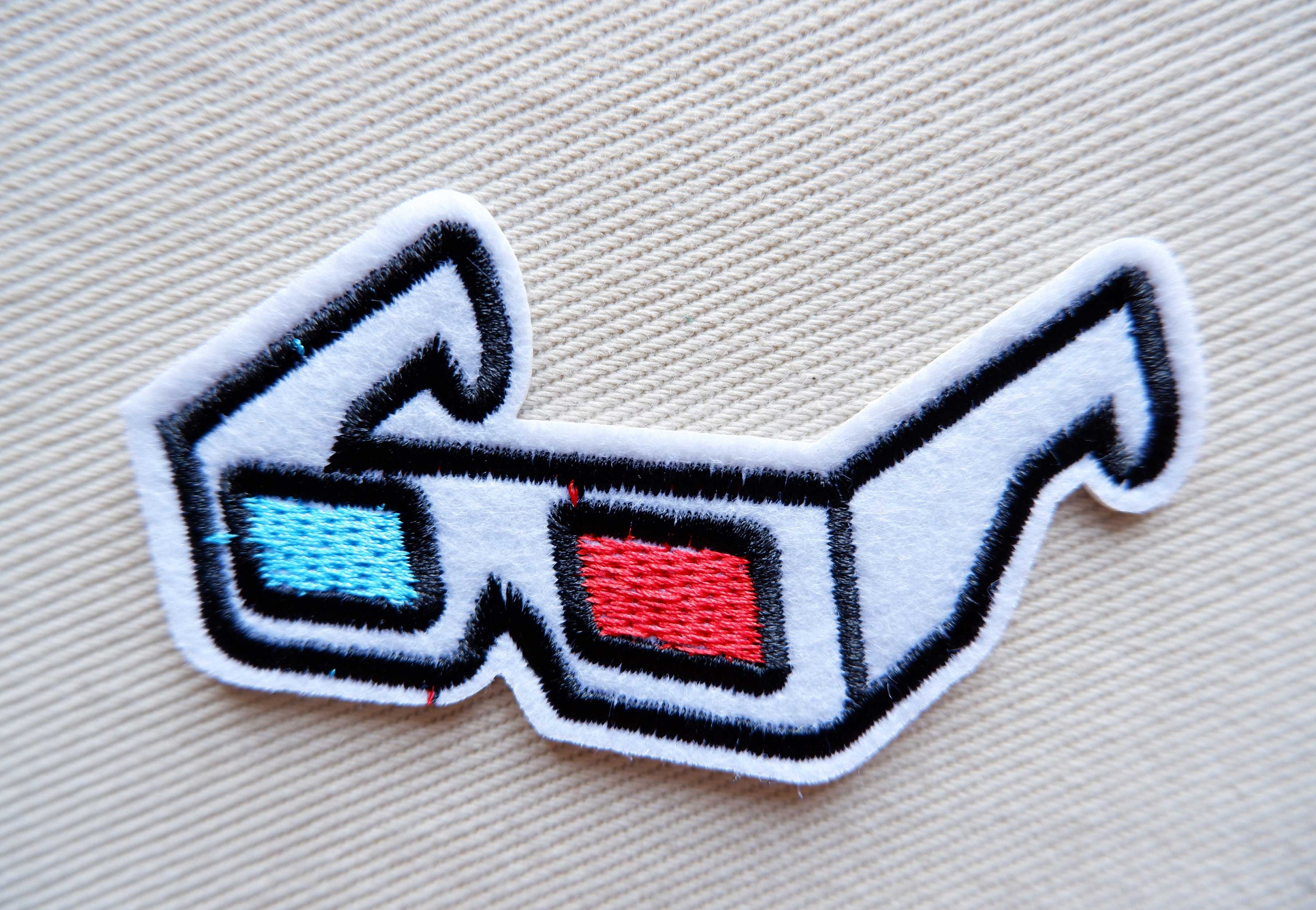 Glasses Patches Applique Sew Embroidered Iron on Patch Etsy