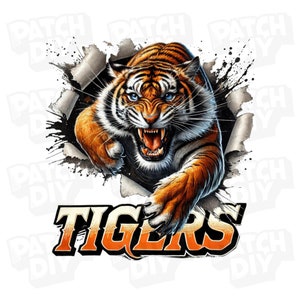 Tigers PNG, Tiger Sublimation, Tiger Head Logo png, Tiger Scratch, Transparent PNG Digital Design, T-shirt Sublimation Digital File Download