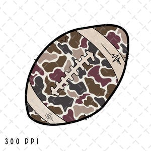 Camo Football PNG, Football Sublimation, Football Shirt Design, Football Season png, Sport png, Digital Download